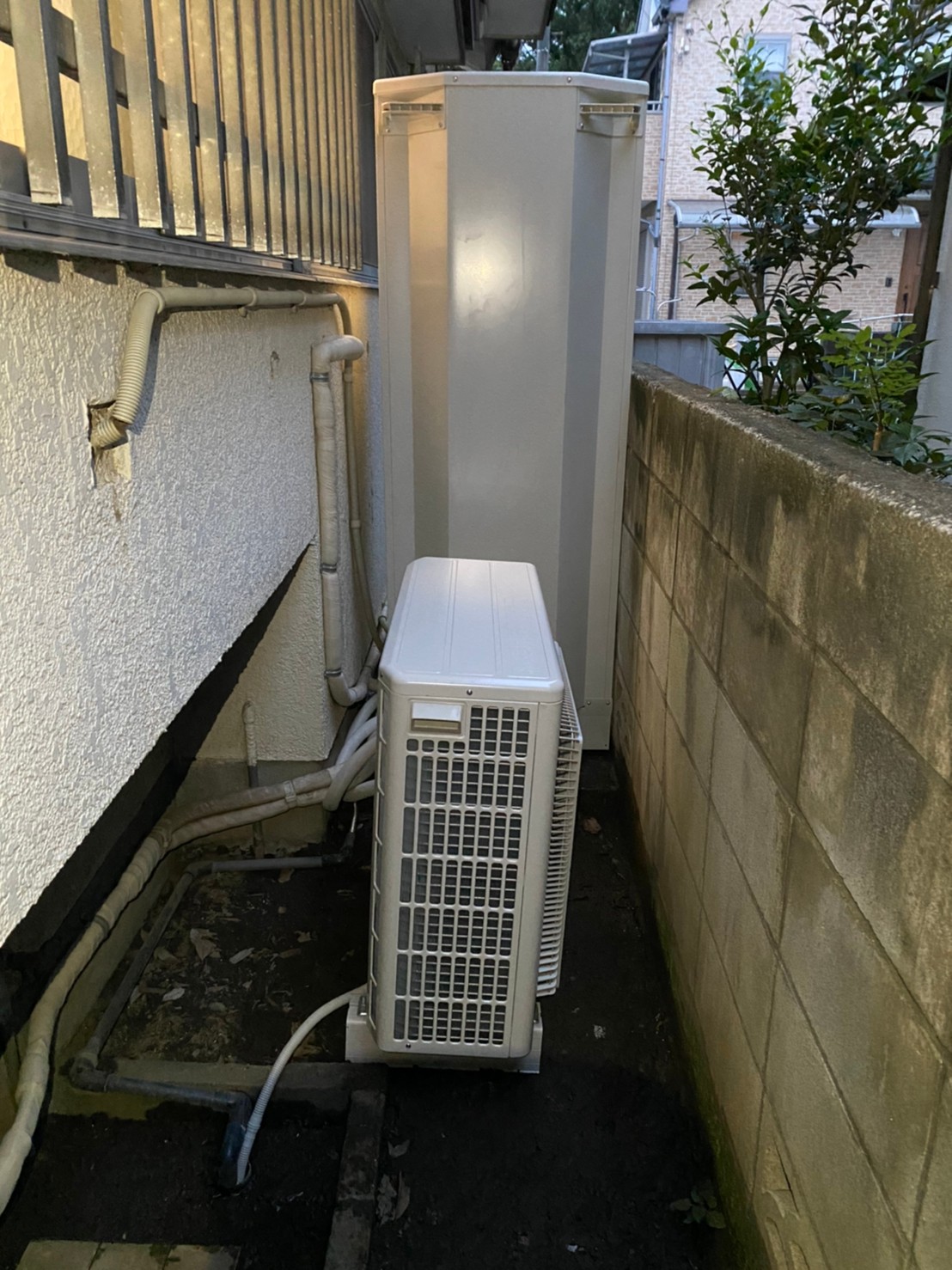 茨城県古河市中央町エコキュート交換工事W様